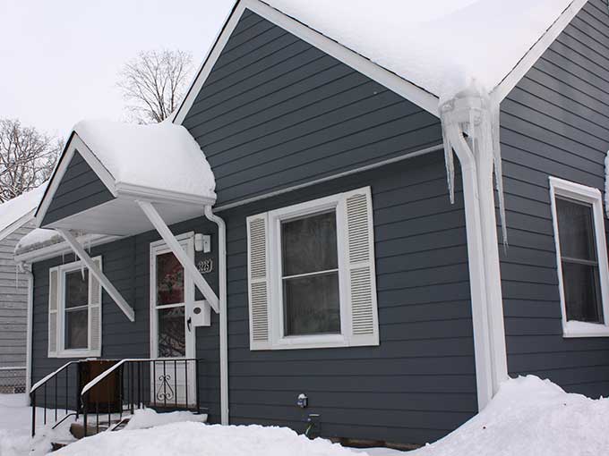 St. Louis Park Iron Gray James Hardie Lap Siding